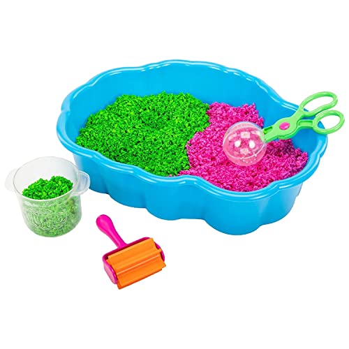 Educational Insights Pluffle® Sensory Station - Sensory Bin Foam Set, No Mess Alternative to Sand Toys & Slime for Toddlers, Fun Table Filler for Home or Classroom, Kids Ages 3+ - Image 4