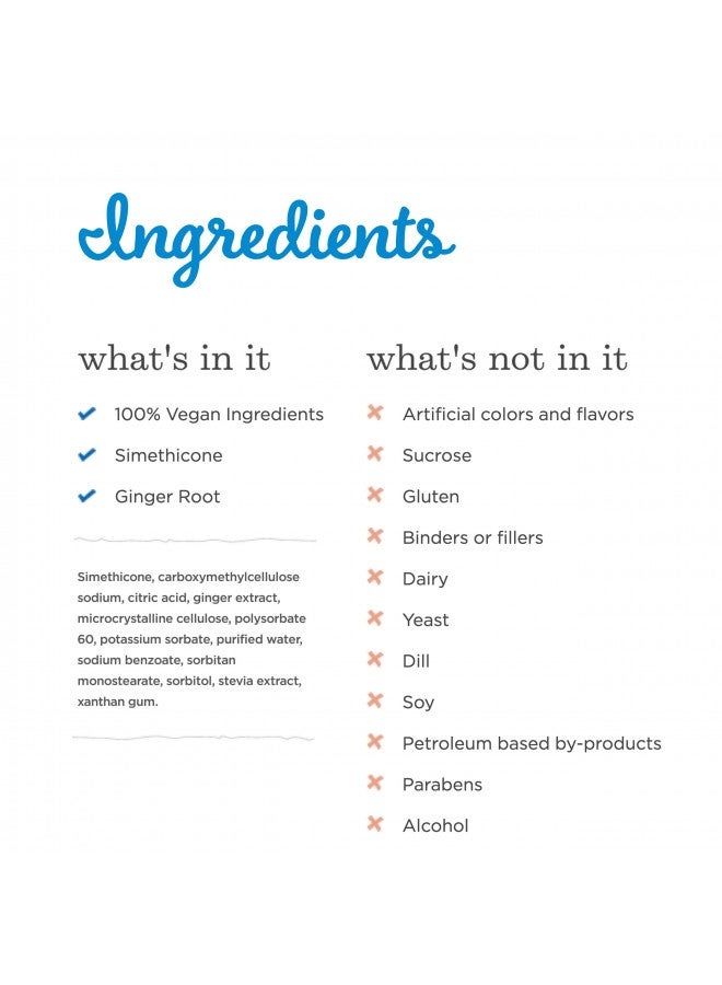 Mommy'S Bliss Gas Relief Drops Bottle, Simethicone Drops For Infants, Relieves Stomach Discomfort, Safe And Gentle, Ginger Flavor, 1 Fl Oz (Pack Of 1) - Image 3