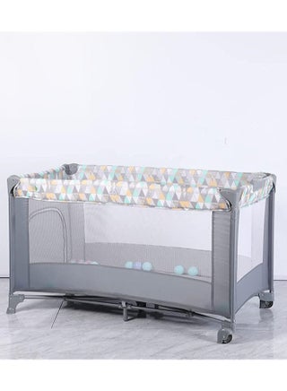 2 In 1 Baby Crib Portable Playard Foldable Travel Bed Playpen Travel Crib Nursery Center for Infant with Comfortable Mattress and Carry Bag - pzsku/Z7E9DC478737A64CA7D27Z/45/_/1731481659/9b30d1be-43d0-416a-b602-bf7cc0c4aefa