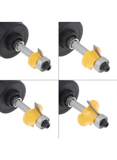 Serplex Serplex 4Pcs Roundover Router Bits Set for Woodworking 6mm Shank Multiple Radius Options 18 14 316 516 Durable Tungsten Steel for Smooth Clean Cuts On Hardwood Softwood Plywood  - Image 4