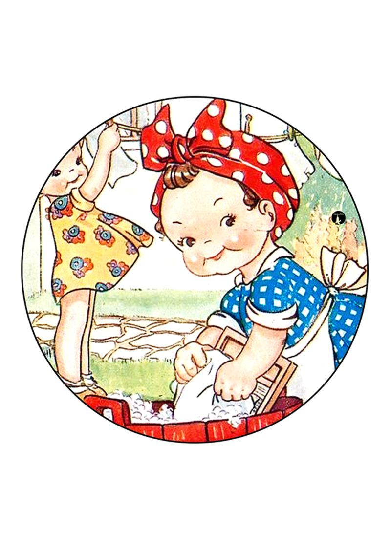 RKN Girls Printed Mouse Pad Multicolour