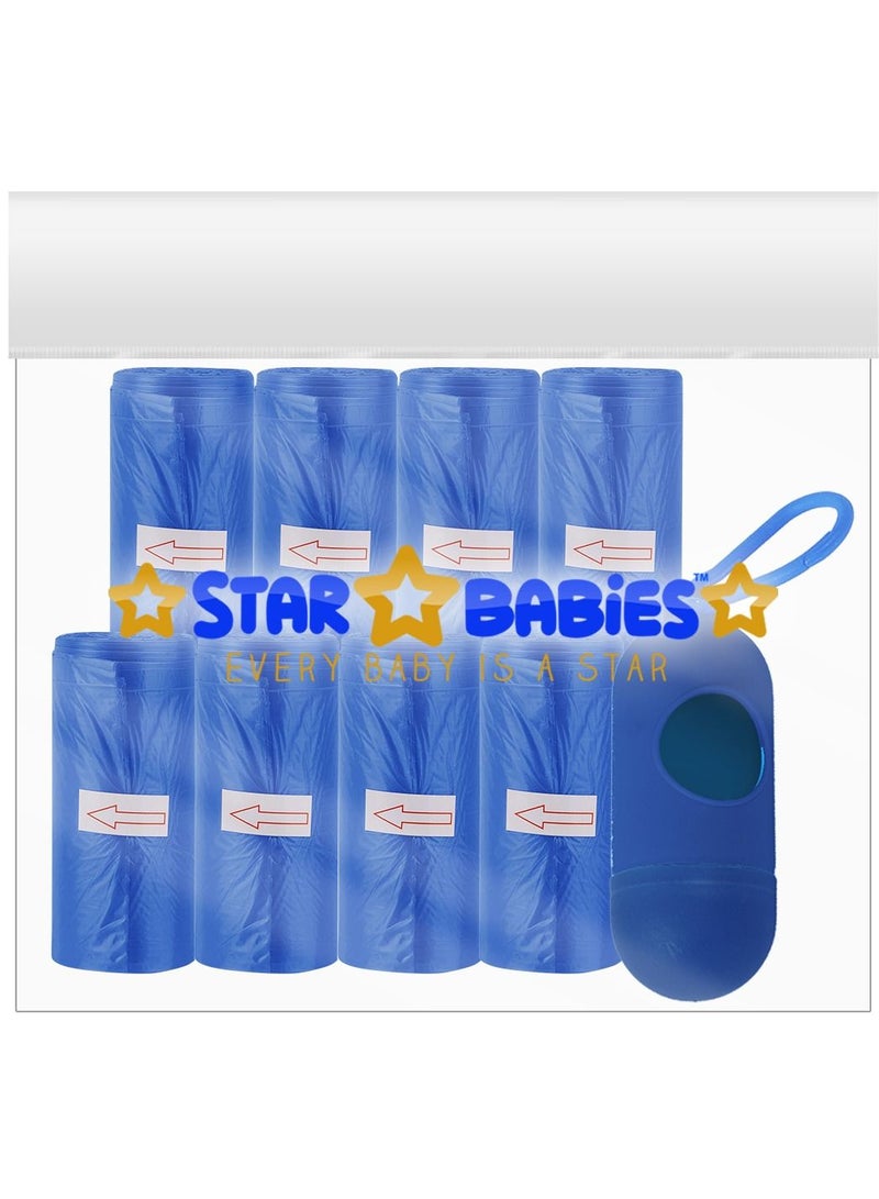 Star Babies Scented Bag Pack of 8 with Dispenser - Navy Blue - Image 2