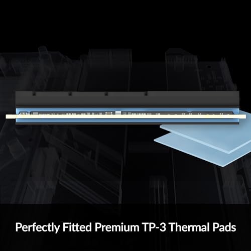 ARCTIC M2 Pro - Heatsink Cooler for M.2 2280 SSD, with ARCTIC TP-3 Thermal Pads, Compatible with PC & Gaming Consoles, for Dual and Single-Sided SSDs - Black - Image 5