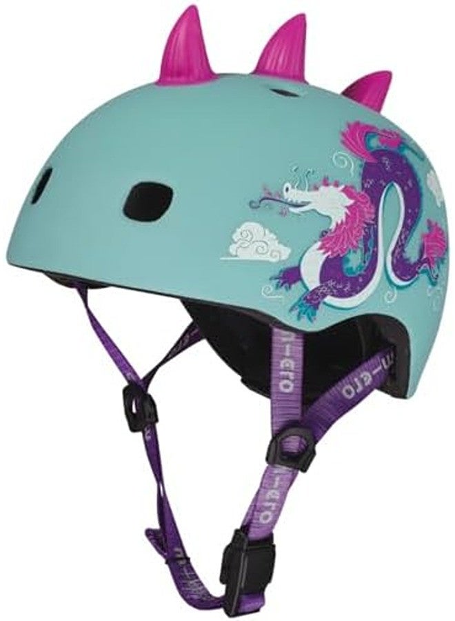 Micro Micro 3D Dragon Kids Helmet (Small) | Kids Helmet | Kick Scooter Helmets | Sports Helmet for Kids | Helmet with Adjustable Straps | Riding Kids Helmet | Kids Safety | Helmet for Kids  - Image 4