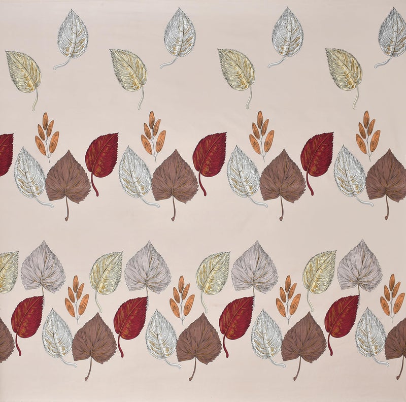 AMEYAA 350 Tc Cotton Feel Glace Cotton All Around Elastic Floral Fitted Bedsheets Queen Size|Premium Super Soft Fitted Bedsheet Queen Size For Double Bed|Fits Up To 8 To 10 Inches,78 X 60 Brown Patti - Image 2