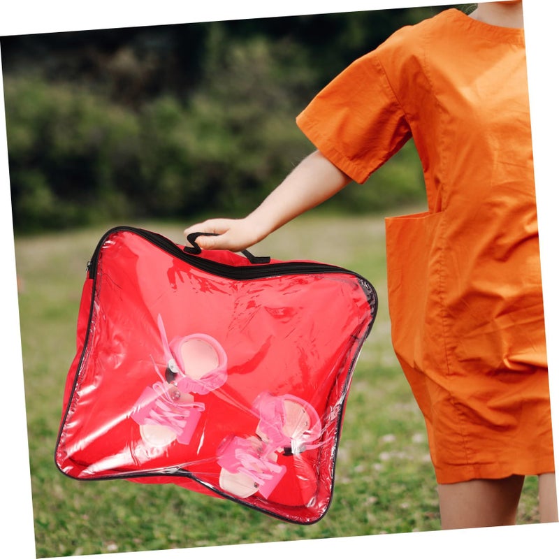 Roller Skates Backpack For Girls And Women Portable Zippered Storage Bag - Image 5