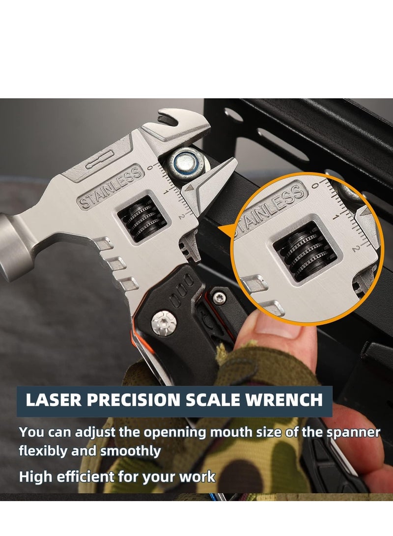 AL RAID Upgraded 18 in 1 Multitool,Professional Stainless Steel Multitool Pliers with Replaceable Alloy Steel Blades Wire Cutters,Bottle Opener,Nylon Sheath,Apply to Survival,Camping, Hunting & Hiking Gift for Men - Image 3