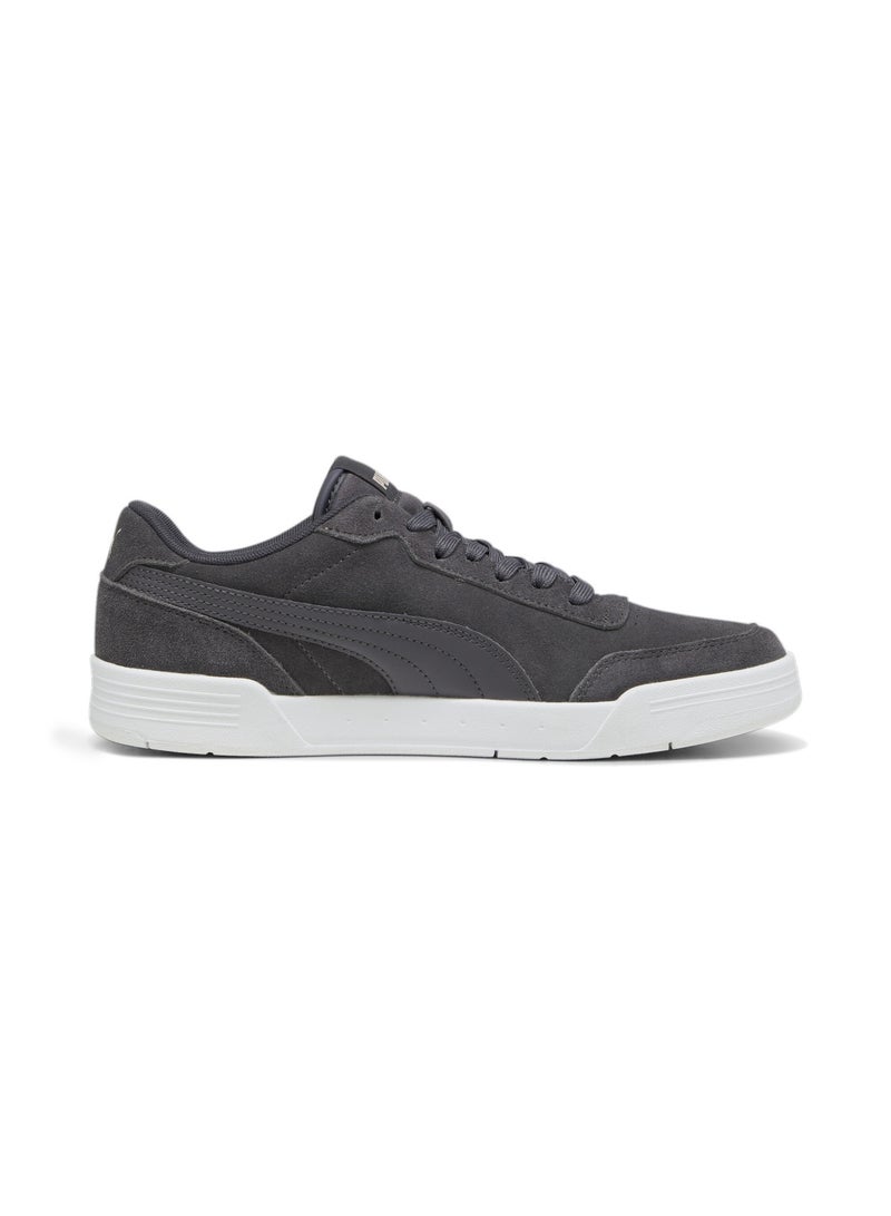 PUMA Caracal Unisex Grey Suede Trainers - Image 5