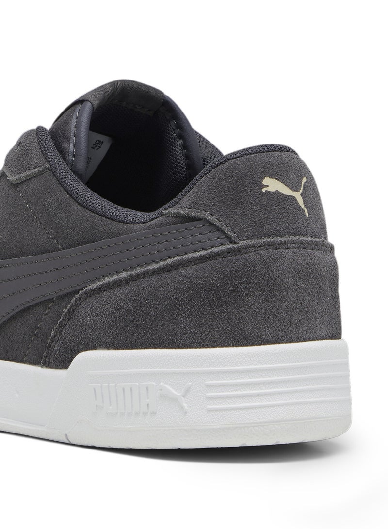 PUMA Caracal Unisex Grey Suede Trainers - Image 2