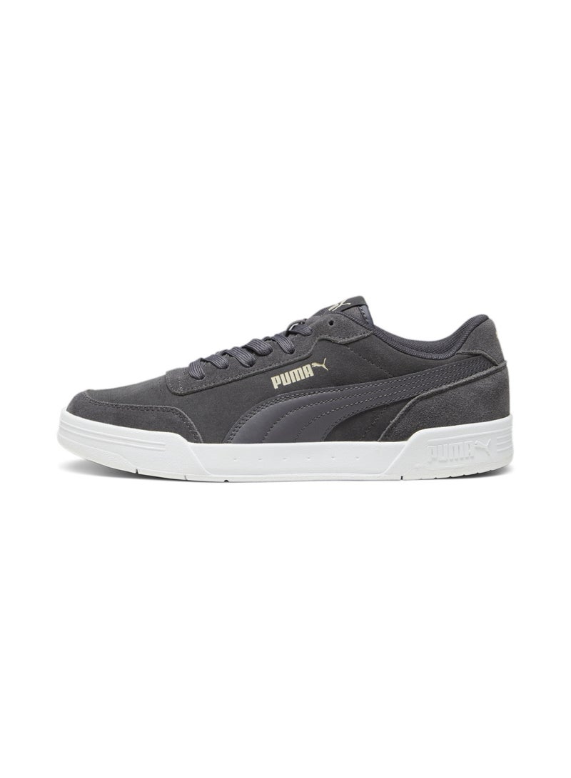 PUMA Caracal Unisex Grey Suede Trainers - Image 1