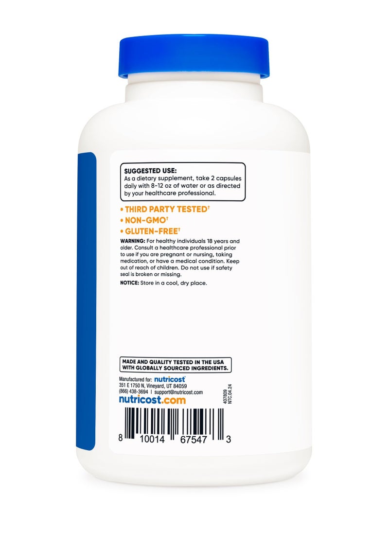 Nutricost - Quercetin - with Bromelain, 880 MG Quercelin per serving | 240 Capsules | 120 SERVINGS - Image 1