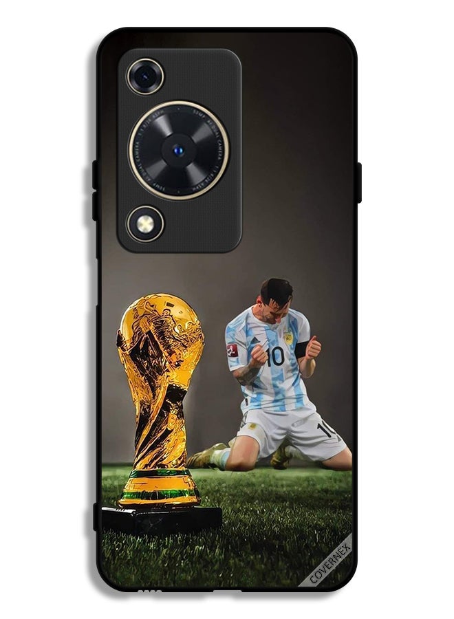 Covernex Huawei nova Y72 Protective Case Cover Leo Messi & FIFA Trophy - Image 1