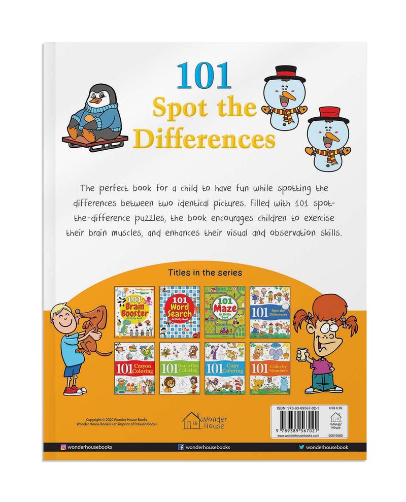 Wonder House Books Kids 101 Spot The Differences : Fun Activity Book with Answer Sheets - Image 2