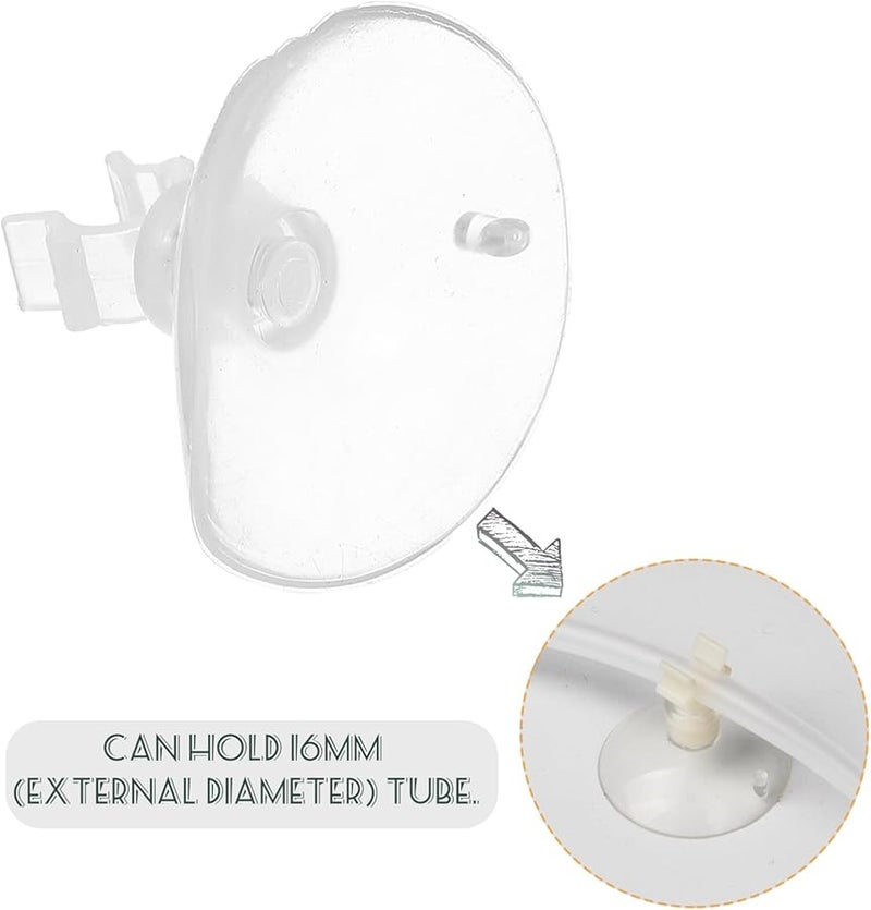 Tehaux 8pcs Aquarium Suction Cups with Clips for Heater Tubing Fish Tank Accessories - Image 5