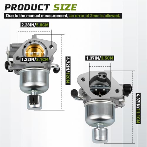Onsnail KT735 KT740 Carburetor for Kohler 7000 Series Engines KT725 KT735 KT740 KT730 KT745 22HP 23HP 24HP 25HP 26HP replaces 3285367S 1685319-S 3285363S Carb with Gaskets - Image 2