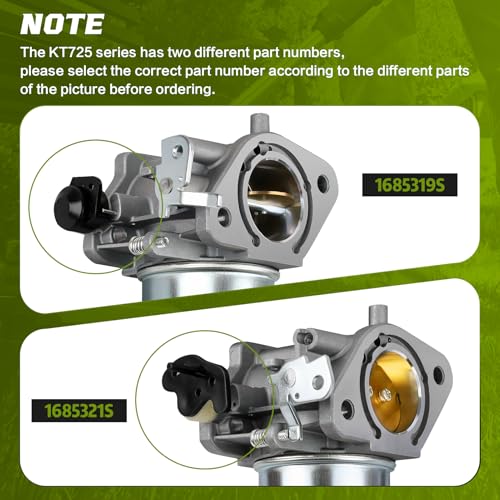 Onsnail KT735 KT740 Carburetor for Kohler 7000 Series Engines KT725 KT735 KT740 KT730 KT745 22HP 23HP 24HP 25HP 26HP replaces 3285367S 1685319-S 3285363S Carb with Gaskets - Image 5