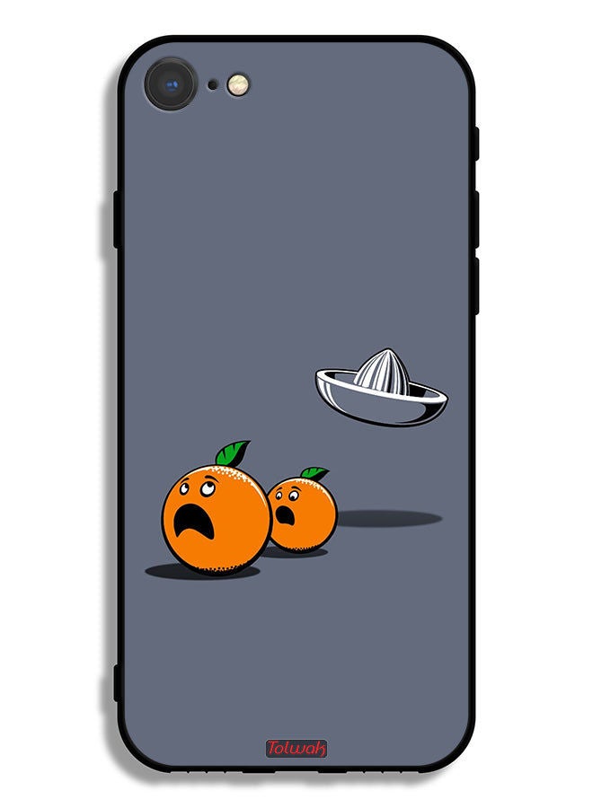 Apple iPhone SE (2020) Protective Case Minimalism Digital Art Humor