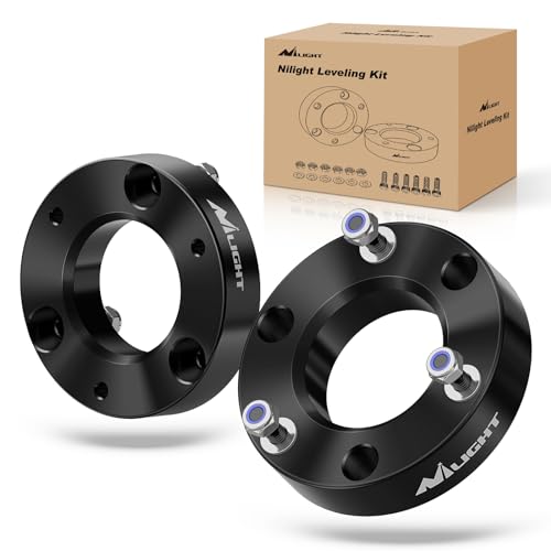 Nilight 2" Front Leveling Lift Kit for Chevy Silverado 1500/GMC Sierra 1500 2007 2008 2009 2010 2011 2012 2013 2014 2015 2016 2017 2018 2019 2020 2021 2022 2023 - Image 1