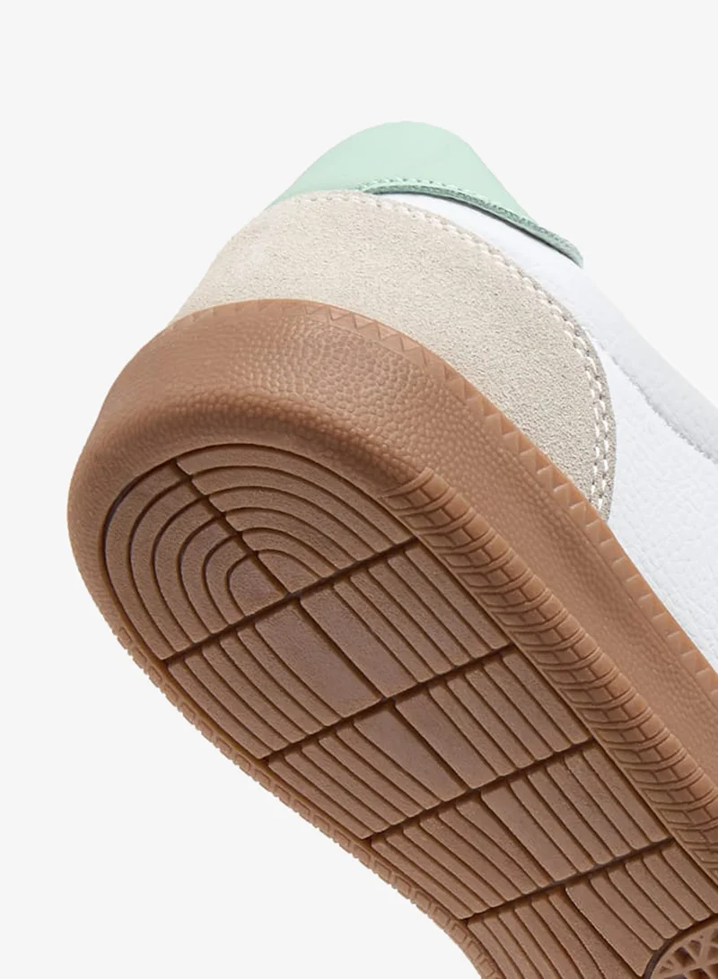Dash Women Panelled Sneakers with Lace-Up Closure