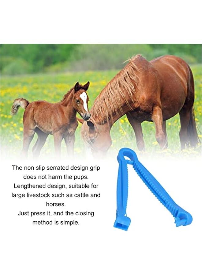 Generic Umbilical Cord Clips, Umbilical Cord Clamp Non Slip Serrations for Horse for Farm for Cattle  - Image 5