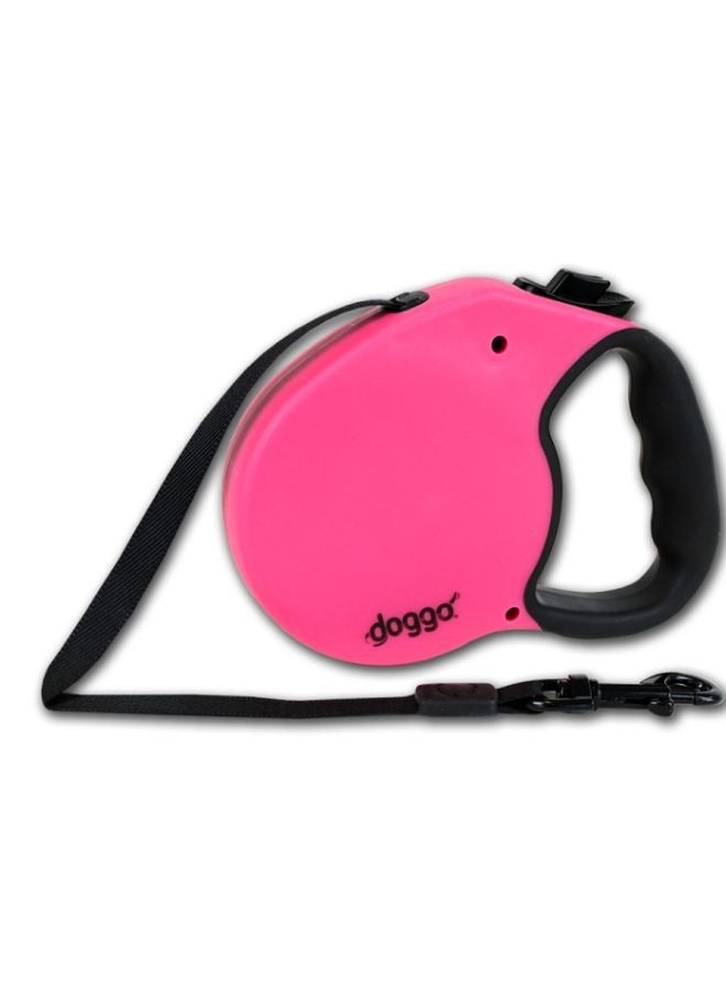 alcott Doggo everyday retractable leash 5m, medium pink - Image 3