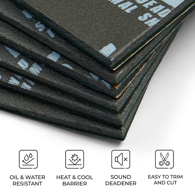 Siless LinerPRO 2in1 200 mil (5mm) 36 sqft Car Sound Deadening & Heat Insulation Closed Cell Foam - PE Foam Sound Deadener - Image 4