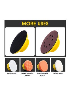 Excefore Sanding Blocks, 2 PCS 5 Inch Hook and Loop Sanding Block, Sandpaper Block, Round and Mouse Hand Sanding Block for Wood, Furniture Restoration, Home Arts and Crafts  - Image 5