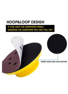 Excefore Sanding Blocks, 2 PCS 5 Inch Hook and Loop Sanding Block, Sandpaper Block, Round and Mouse Hand Sanding Block for Wood, Furniture Restoration, Home Arts and Crafts  - Image 3