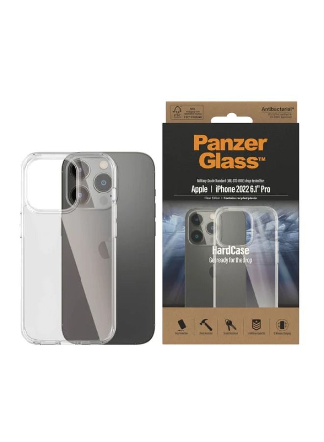 PanzerGlass حافظة صلبة شفافة لآيفون 14 برو - 6.1 بوصة - Image 2