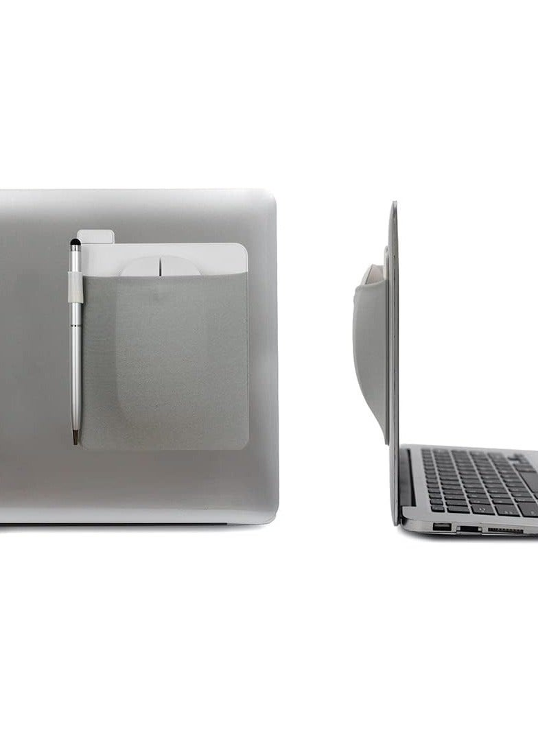 Portable SSD Hard Drive Sleeve with Reusable Adhesive Black  Sharp Gray - Image 4