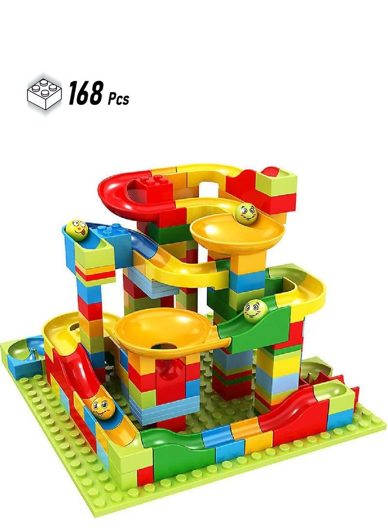 168 Small Building Blocks To Assemble Various Slides For Children'S Educational Toys And Gifts 