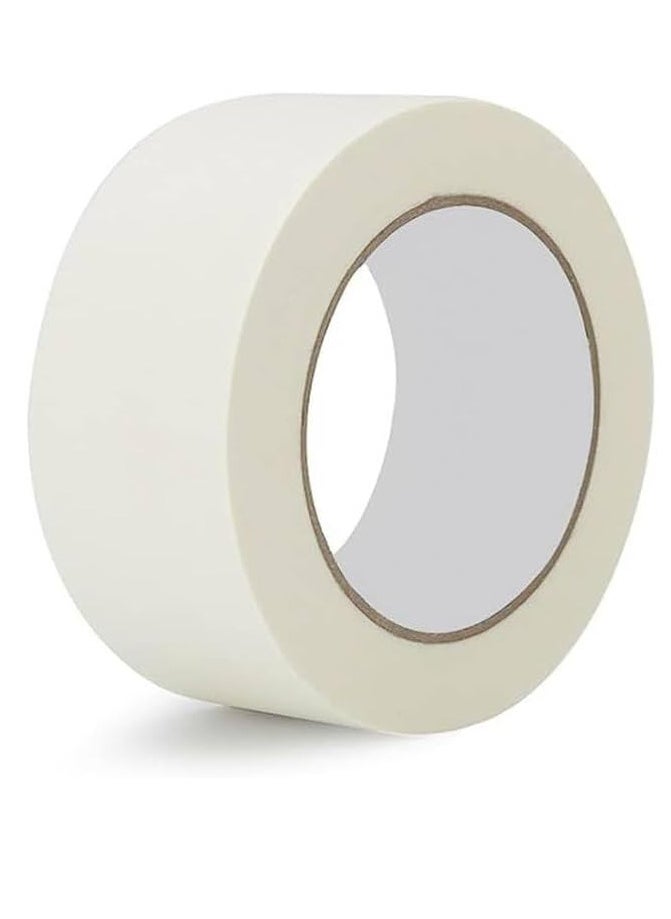 ECVV - Premium Masking Tape, 1 Roll 2 Inch X 20 Yards General Purpose Paper Tape For Painting, Labeling, Marking, Gardening, Packaging, Artworks, Schools, Office, Garage, Factory, Industrial Uses - Image 1