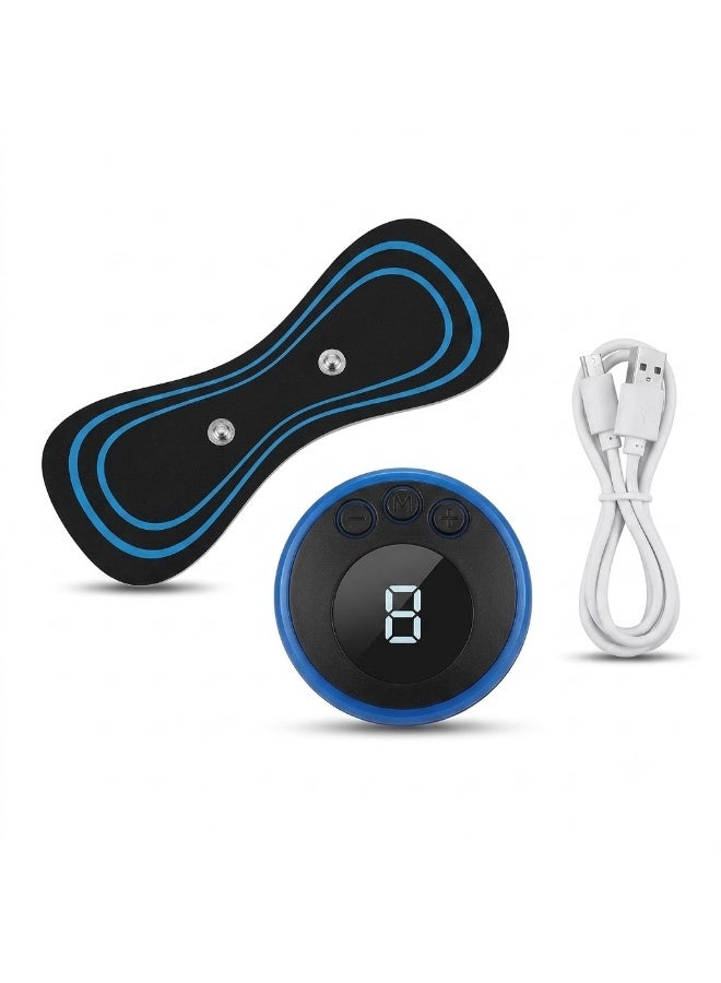 ni EMS Electronic Pulse Body Massager Portable Smart Massage Pad with 8 Modes & USB Cable - Image 2