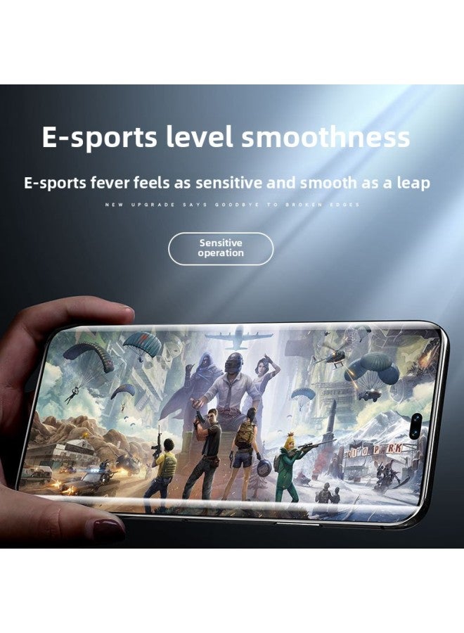 Applicable To For Huawei Glory 300/200/100Pro Mobile Phone Film X60/x50gt Hydraulic 90/80/70/60 Steel-Color:Blue Light★Hydrogel Film [full Screen Without Warping★Fingerprint Unlocking In Seconds] 2 Pieces-Size:Honor X60i  - Image 5