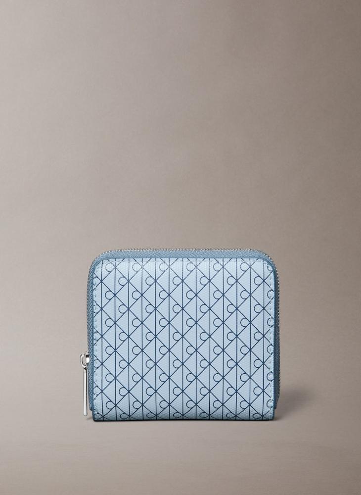 CALVIN KLEIN Casual Aop Square Zip Around Wallet - Image 1