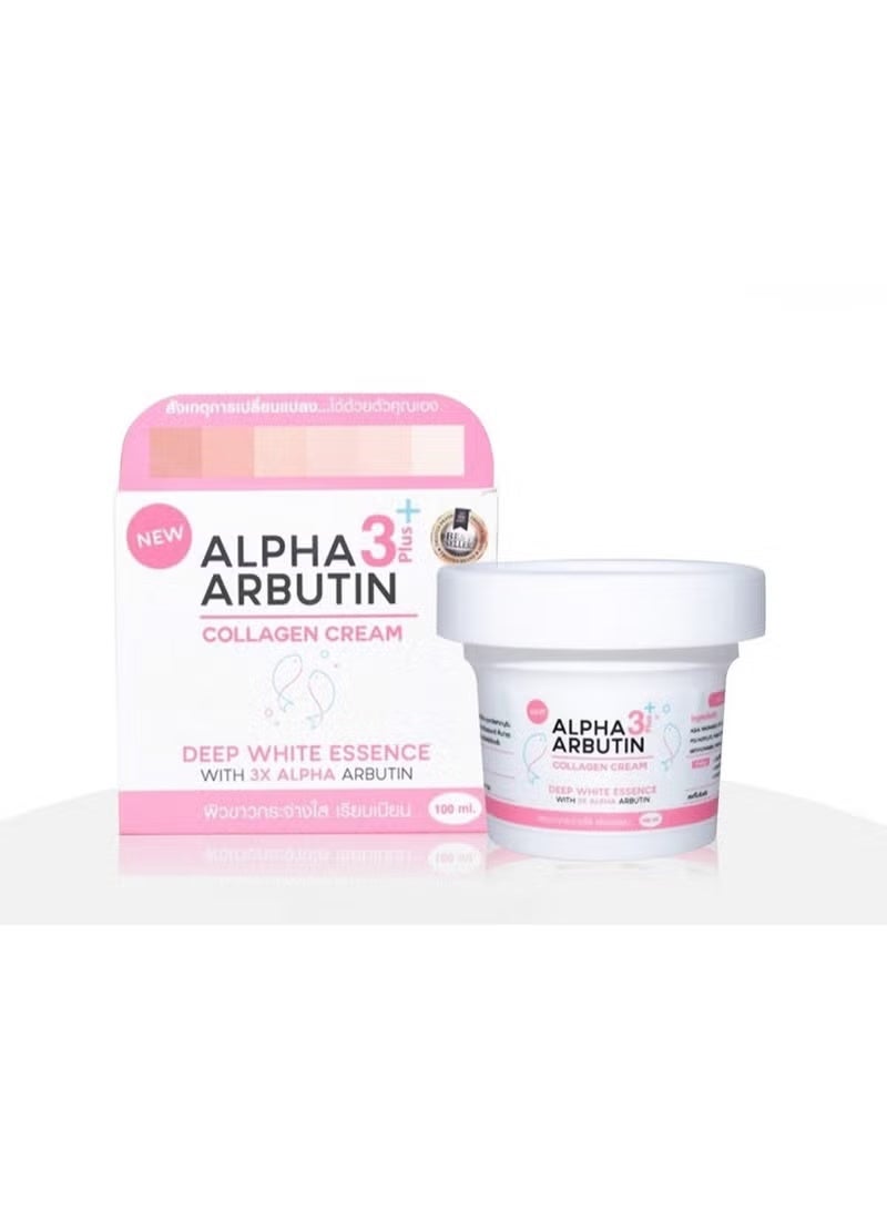 Precious Skin Thailand Alpha Arbutin Collagen 3 Plus Cream – 100g | Brightening & Firming Moisturizer
