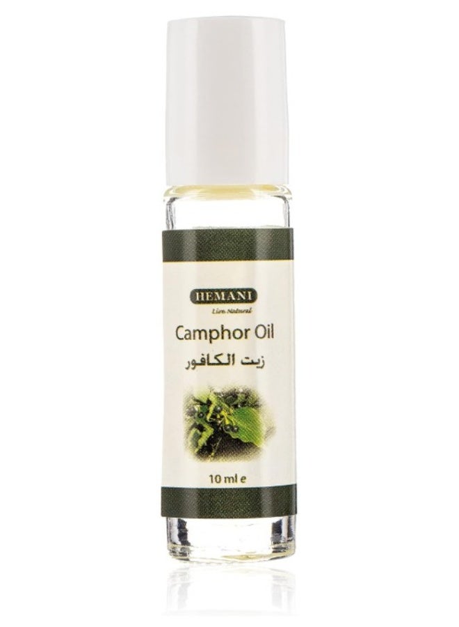 Hemani Camphor Oil 10ml – 100% Pure Natural Oil for Pain Relief, Acne Care & Respiratory Support - Image 2
