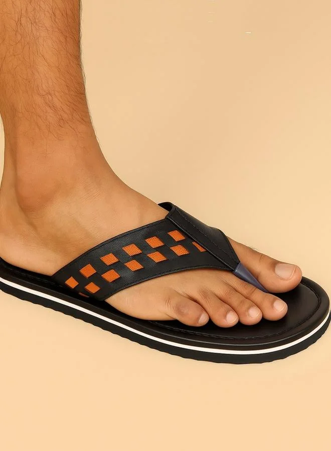 Take Two Men Woven Thong Flip Flops By Peterpapa