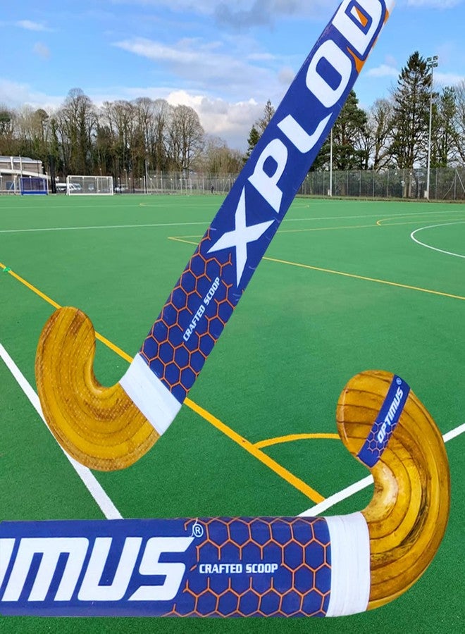 Optimus® Xplod Senior 37 Inch Hockey Stick Fiberglass with Laminated Head-with Tetron Cover - Image 1