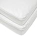 American Baby Company American Baby Company Waterproof Fitted Quilted Crib and Toddler Protective Pad Cover, White (2 Count)  - Image 2
