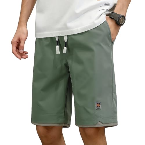 Lymio Men Shorts || Men Shorts Cotton Casual (Shorts-36-Pista-M) - Image 1