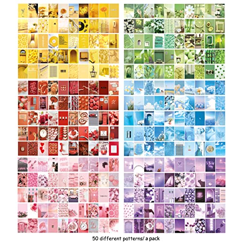 emmoolife 6 Sets 300 Pcs Washi Stickers Set Cute Aesthetic Sticker Book for Journaling, DIY Decorative Paper Sticker Decals for Bullet Journal Art Scrapbooking Diary Card Craft Gift Album Notebook Stationery - Image 2