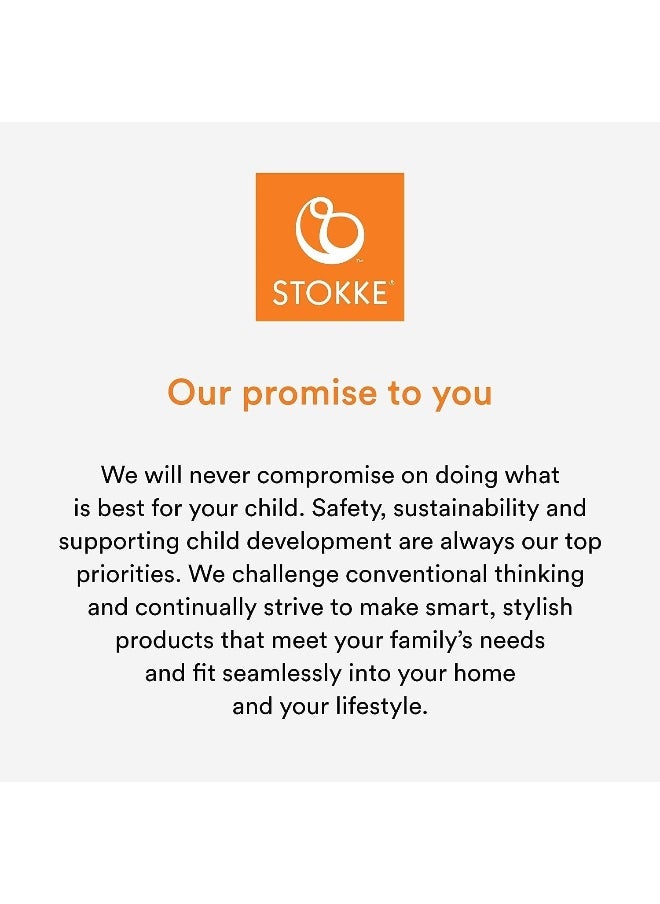 STOKKE - Tripp Trapp Tray Designed Exclusively For Tripp Trapp Baby Chair + Tripp Trapp Baby Set Convenient To Use And Clean Made With Bpa - Free Plastic Suitable For Toddlers 6 To 36 Months - Black - Image 1