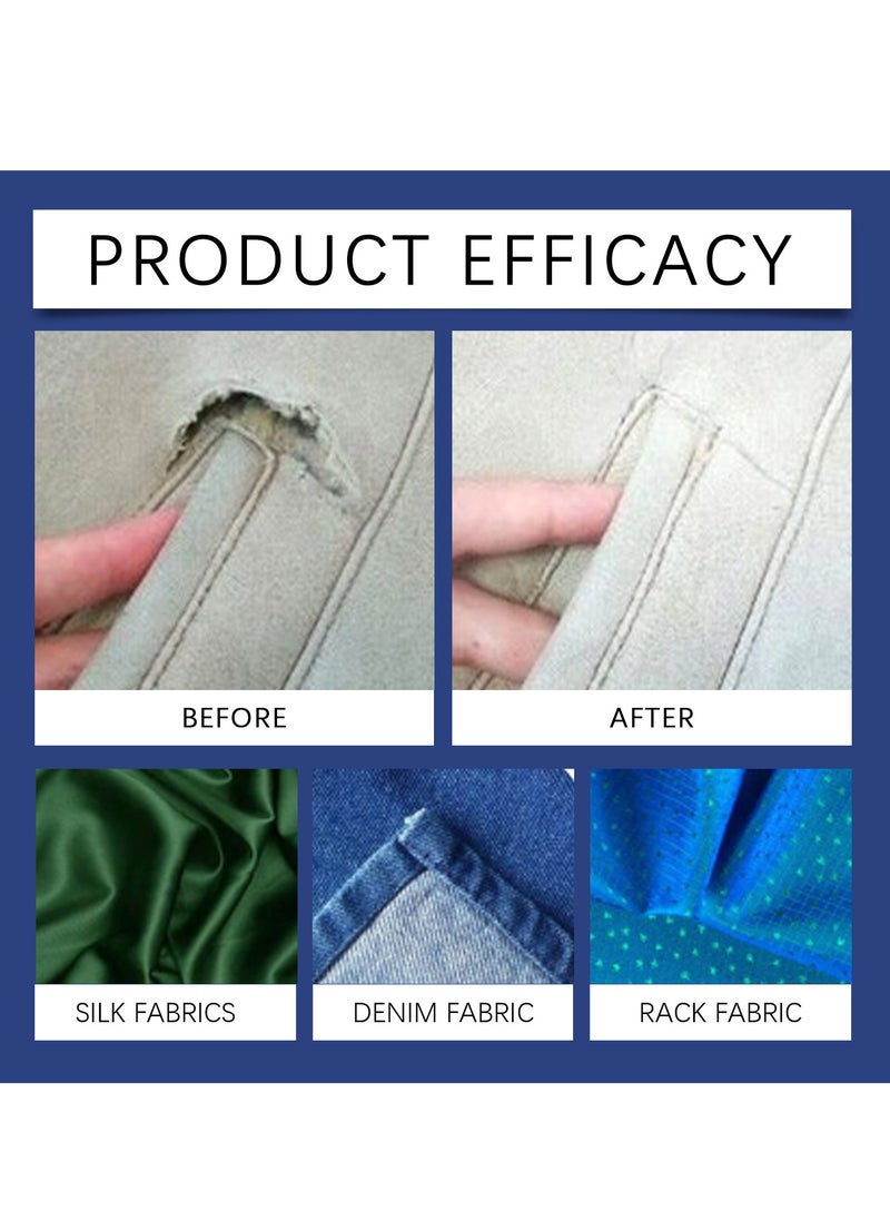JUE-FISH - Fabric Glue Permanent 50 ml, Fabric Glue for Patch, Clear Fabric Glue for Clothing Permanent Washable, Leather Glue for All Fabrics, Cotton, Denim, Flannel, Polyester - Image 1