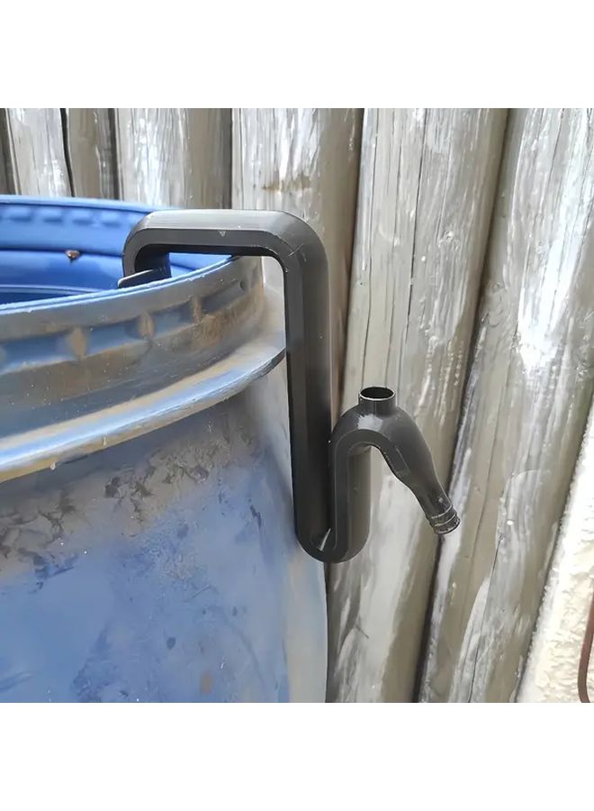 طقم خرطوم سيفوني ذاتي الشفط الأبيض لتصريف تلقائي لحديقة المنزل والمسابح - Image 3