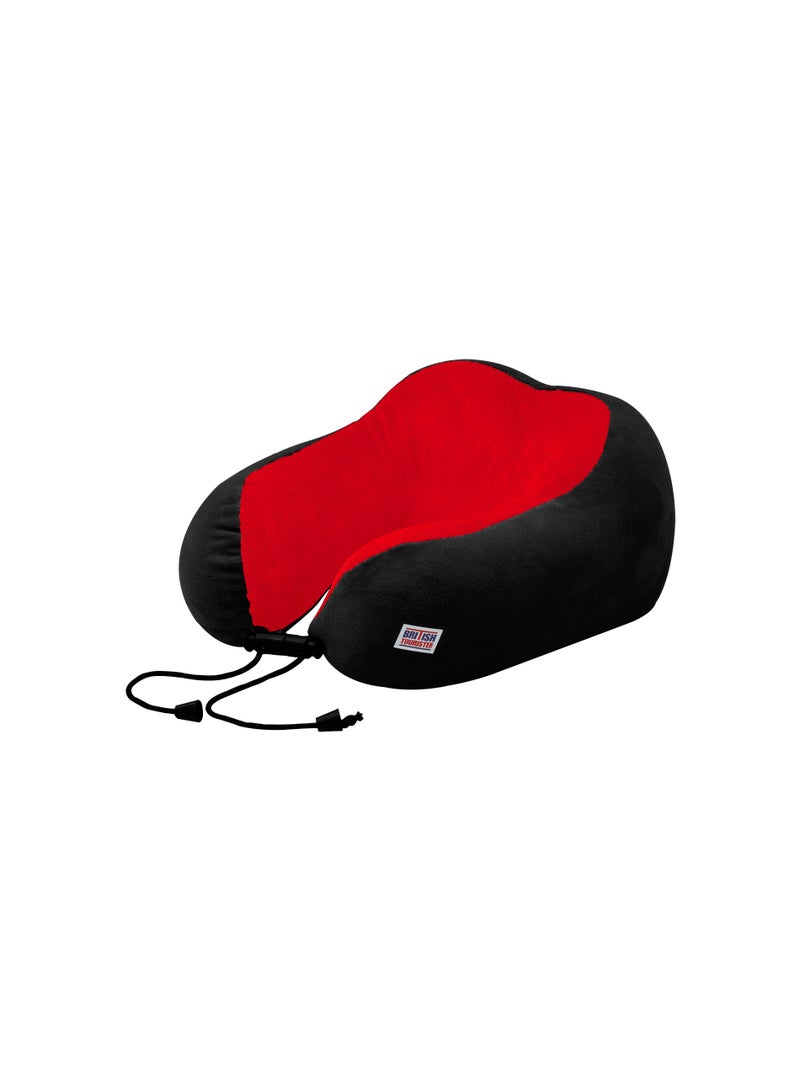 BRITISH TOURISTER Travel Pillow, Memory Foam, Airplane Neck Pillow Black  - Image 1