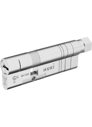 Nuki Universal Cylinder - Lock Cylinder for NUKI Smart Lock, Highest Security Class SKG***, Emergency and Danger Function, Set Including 5 Keys, Accessories for Electronic Door Lock, Silver - pzsku/Z7EA08798B3EB67F30E86Z/45/1743108357/e671c9c3-49e1-45ec-8613-340f22a3c352