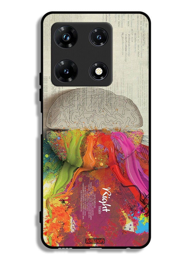 Tolwak Infinix Note 30 Pro Protective Case Cover Abstract Brain Science Artwork - Image 1