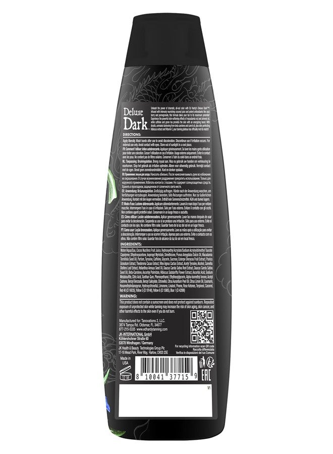 Ed Hardy Tanning Deluxe Dark - Extreme Plateau Breaking Beta-Carotene Carrot Oil & Vitamin C Dark Tanning Lotion - Image 2