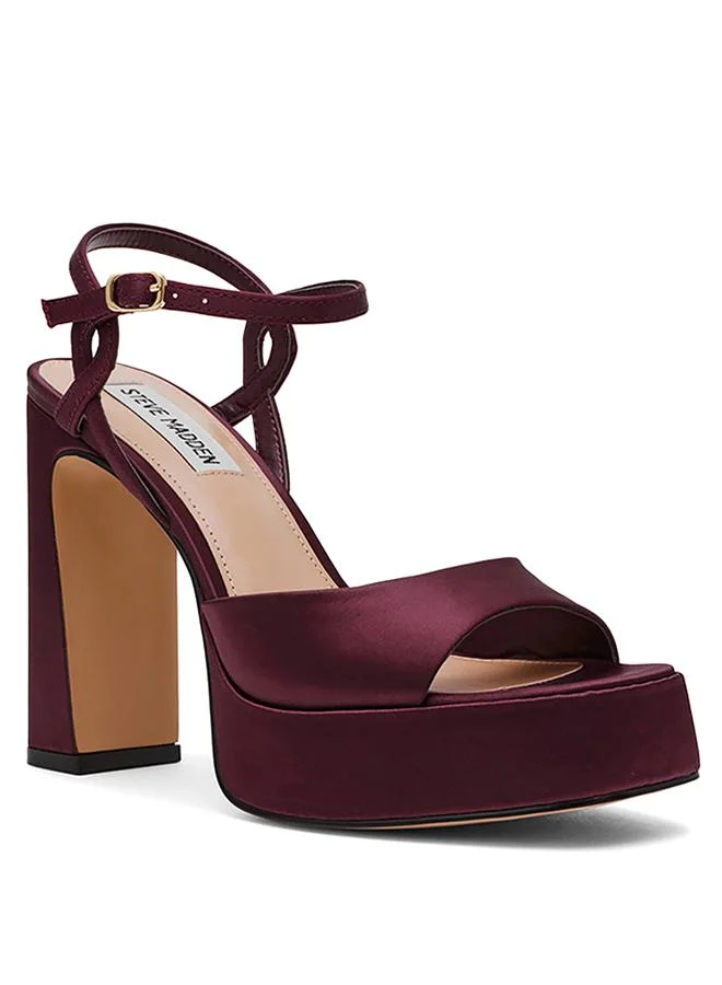 Miliana Wine Women's Ankle-Strap Heeled Sandals